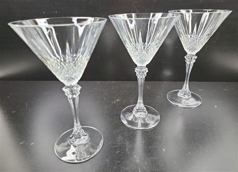 cristal d'arques longchamp martini glasses.